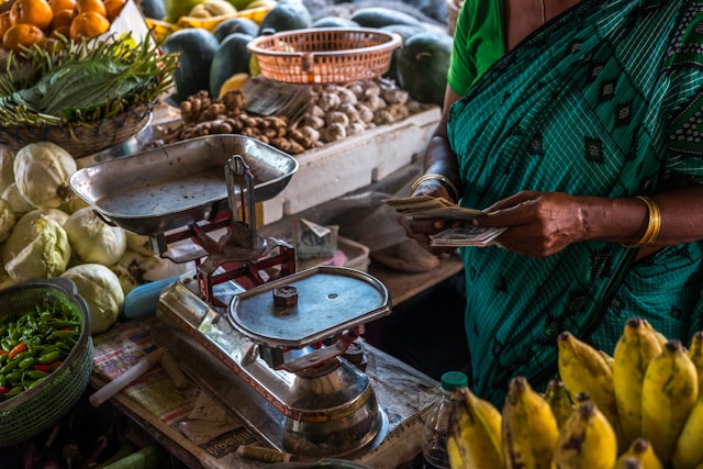 marchés nocturnes en Inde