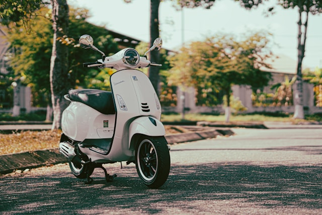 aventure en Vespa