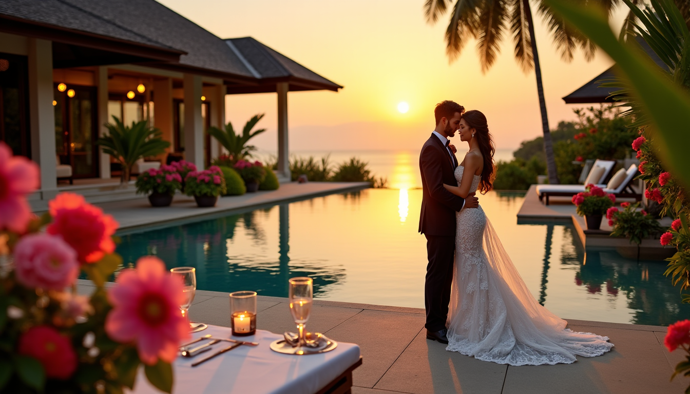 Quel budget faut-il prévoir pour un Bali wedding package de luxe dans une villa privée
